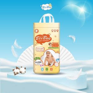 Bỉm Beeboo Size XS túi 68 miếng